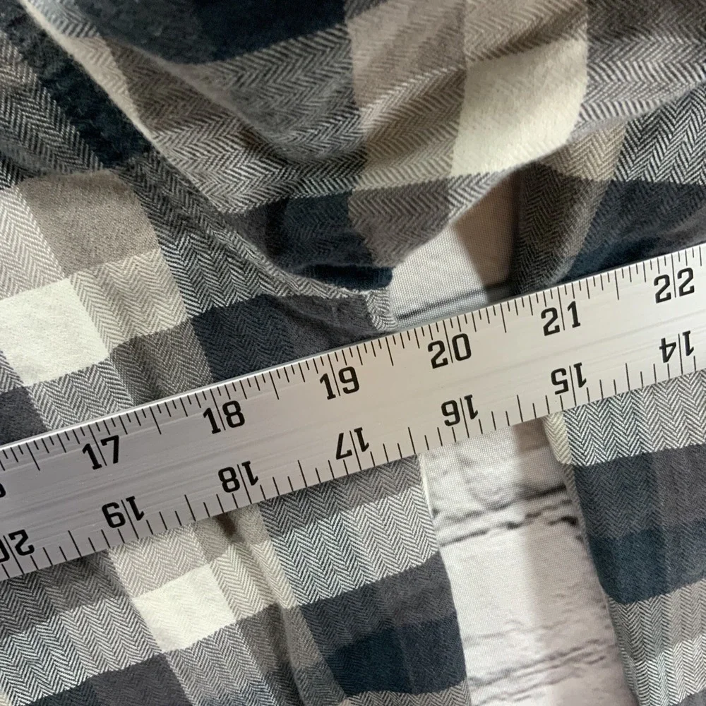 The North Face Button Down Shirt Mens Sz S Black‎ White Plaid